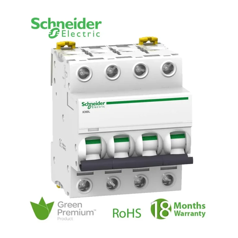 SCHNEIDER - MCB Breaker, Acti9 iC60L, 4P, 20A, C curve