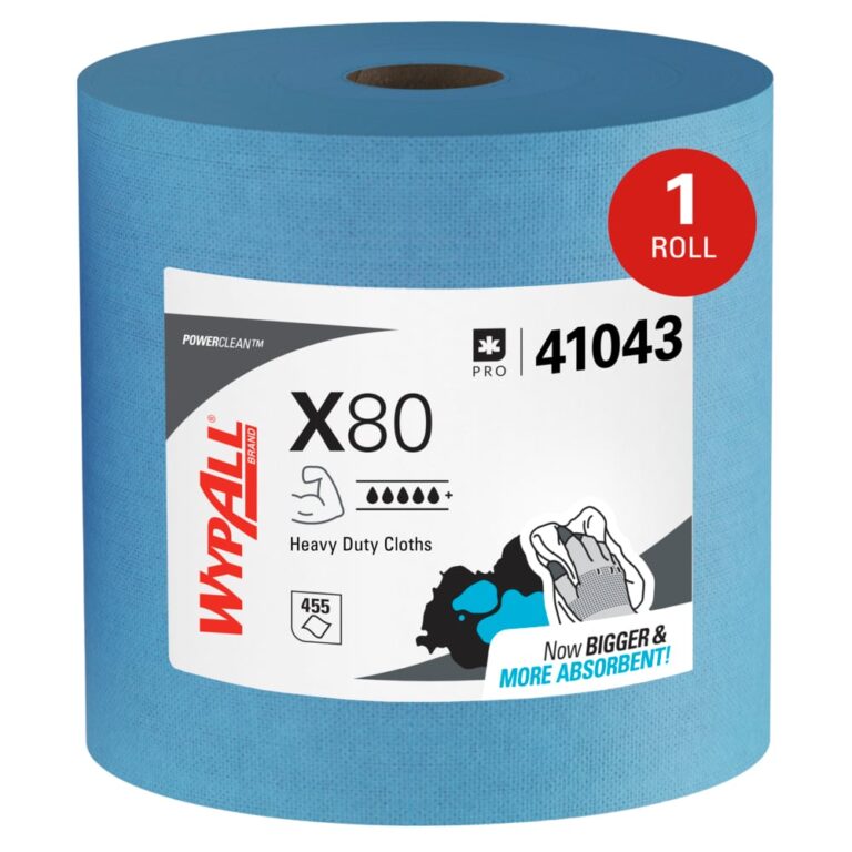 WypAll PowerClean X80 Heavy Duty Cloths 41043